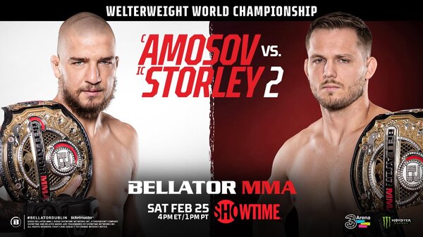 Watch Bellator 291: Amosov vs. Storley 2 2/25/23 – 25 February 2023
