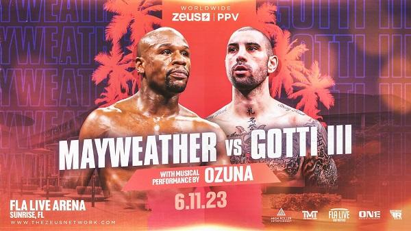 Watch Floyd Mayweather vs John Gotti III 2023 PPV 6/11/23 – 11 June 2023