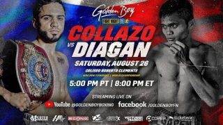 Watch Oscar Collazo vs Garen Diagan 8/26/23