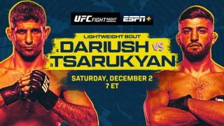 Watch UFC Fight Night: Dariush vs Tsarukyan 12/2/23