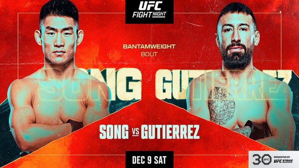 Watch UFC Fight Night: Song vs Gutierrez 12/9/23 – 9 December 2023
