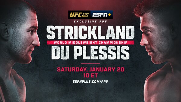 Watch UFC 297: Strickland vs du Plessis PPV 1/20/24
