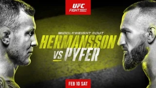 Watch UFC Fight Night: Hermansson vs Pyfer 2/10/24 – 10 February 2024