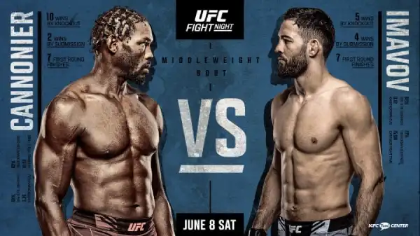 Watch UFC Fight Night: Cannonier vs Imavov 6/8/24 – 8 June 2024