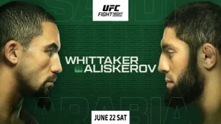 Watch UFC Fight Night: Whittaker vs Aliskerov 6/22/24 – 22 June 2024