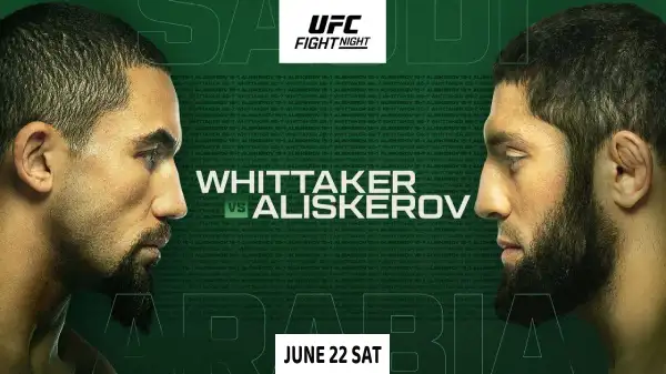 Watch UFC Fight Night: Whittaker vs Aliskerov 6/22/24 – 22 June 2024