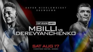 Watch Mbilli vs Derevyanchenko 8/17/24