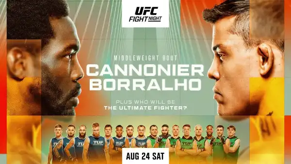 Watch UFC Fight Night: Cannonier vs Borralho 8/24/24 – 24 August 2024