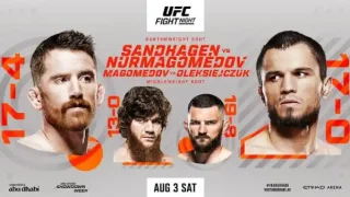 Watch UFC Fight Night: Sandhagen vs Nurmagomedov 8/3/24 – 3 August 2024