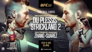 Watch UFC 312: Du Plessis vs Strickland 2 PPV 2/8/25 – 8 February 2025