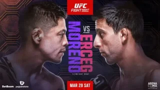 Watch UFC Fight Night: Moreno vs Erceg 3/29/25 – 29 March 2025