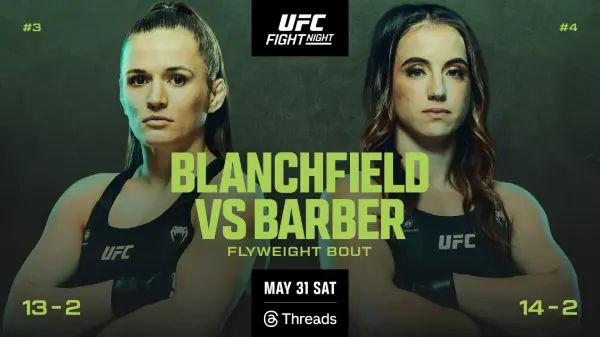 Watch UFC Fight Night: Blanchfield vs Barber 5/31/25 – 31 May 2025