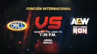 Watch CMLL vs AEW x ROH 6/17/25
