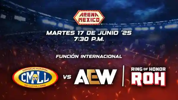 Watch CMLL vs AEW x ROH 6/17/25 – 17 June 2025