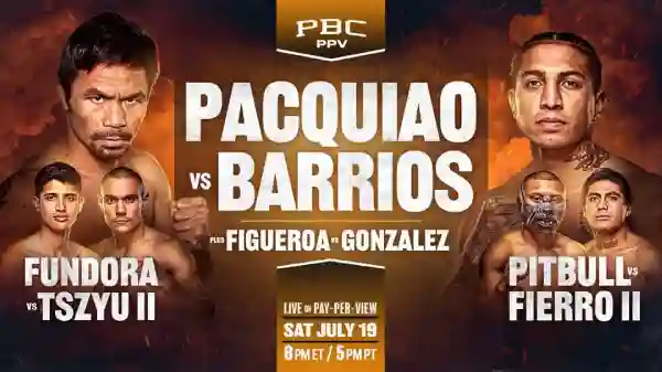 Watch Barrios vs Pacquiao 7/19/25