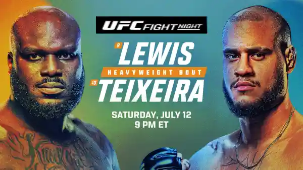 Watch UFC Fight Night Lewis vs Teixeira 7/12/25