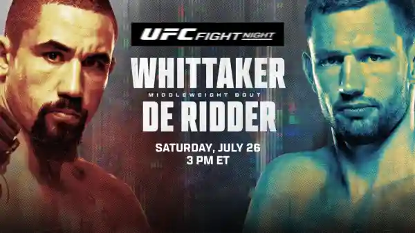 Watch UFC Fight Night Whittaker vs de Ridder 7/26/25