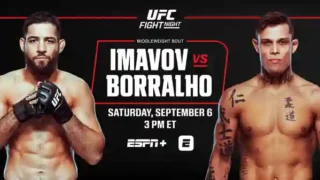 Watch UFC Fight Night Imavov vs Borralho 9/6/25