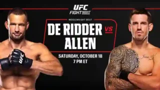 Watch UFC Fight Night de Ridder vs Allen 10/18/25