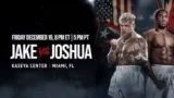 Jake Paul vs Anthony Joshua 12/19/25 – 19th December 2025