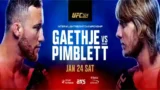 UFC 324 Gaethje vs Pimblett PPV 1/24/26 – 24th January 2026