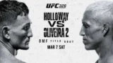 UFC 326 Holloway vs Oliveira 2 PPV 3/7/26 – 7th March 2026