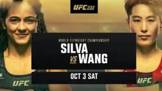 UFC 332 Silva vs Wang PPV 10/3/26