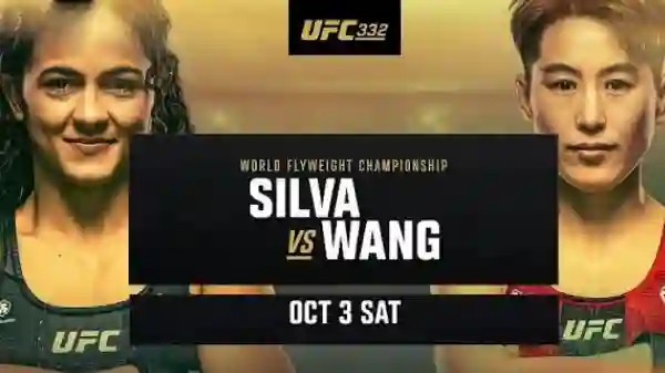 UFC 332 Silva vs Wang PPV 10/3/26